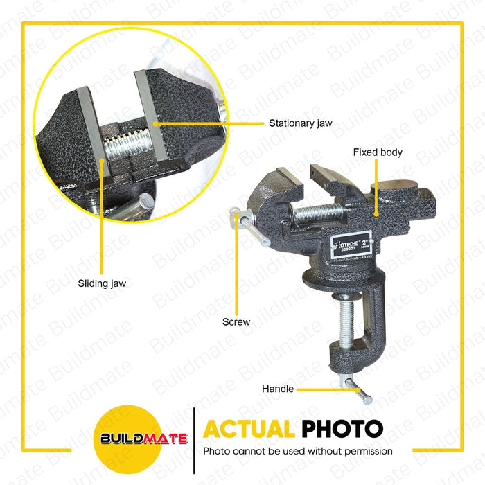 HOTECHE Table Vice 2" HTC-300201 •BUILDMATE•
