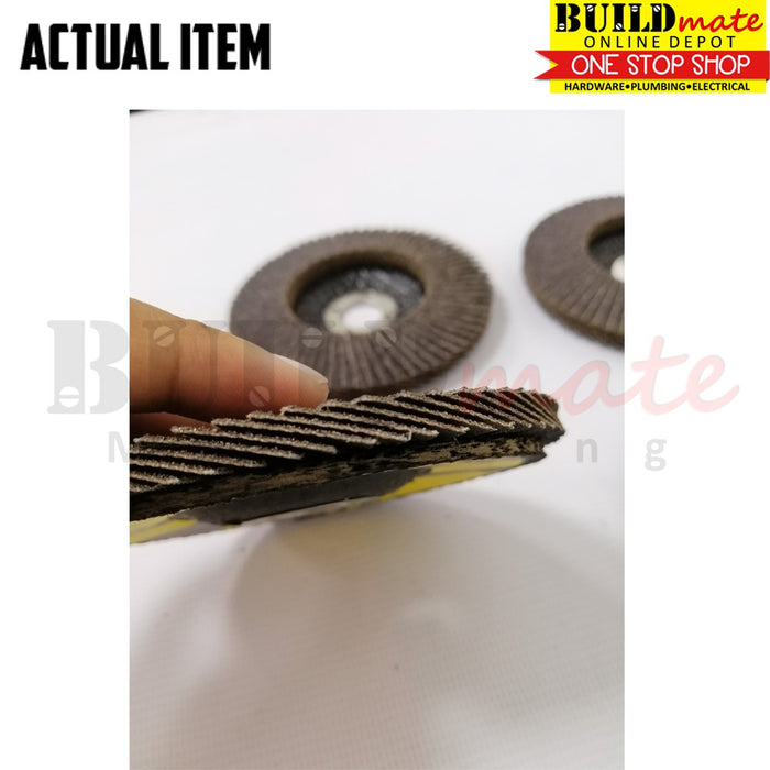 LOTUS Radial Flap Sanding Disc Wheel 4" GRIT 60 | 80 | 100 | 120 SOLD PER PIECE •BUILDMATE•