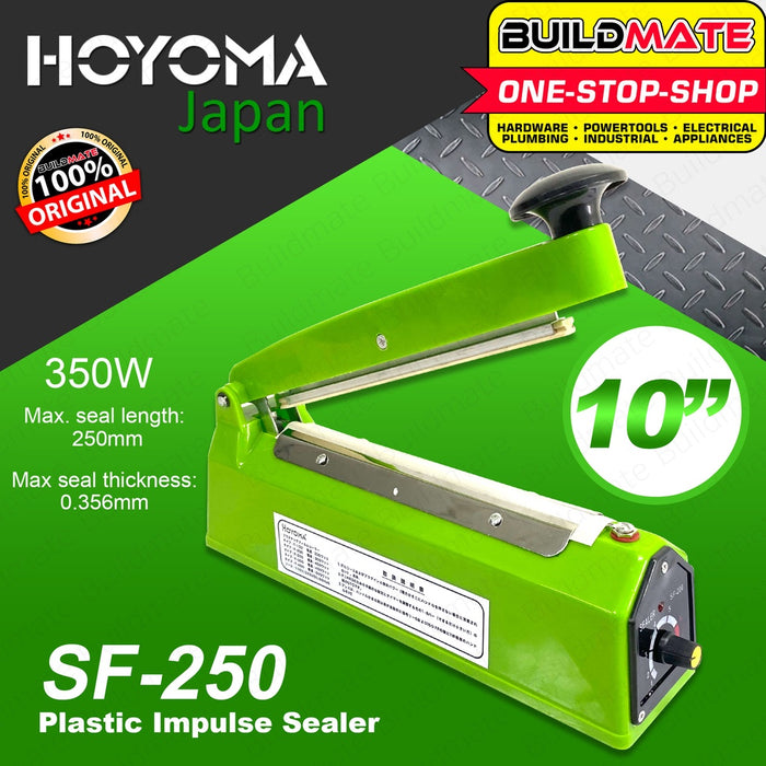 HOYOMA JAPAN Plastic Impulse Sealer 8" | 10" | 12" | 16" SOLD PER PIECE •BUILDMATE•