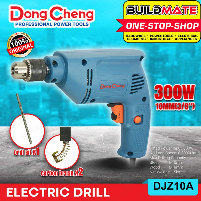 DONG CHENG Electric Drill 300W DJZ10A •BUILDMATE•