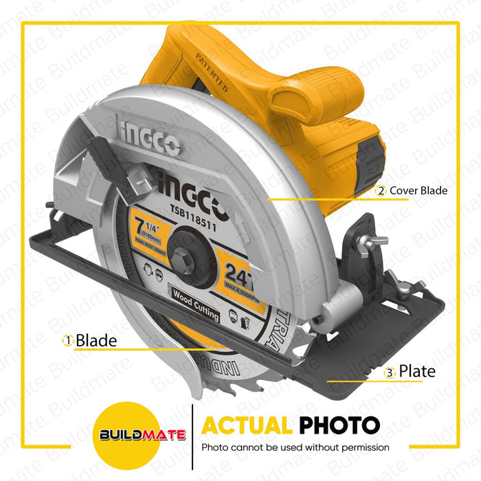 [COMBO E] INGCO Impact Drill ID6808 + Circular Saw CS18518 + Palm Sander PS2408 + FREE GLOVES, GOGGLES & TAPE MEASURE •BUILDMATE• IPT