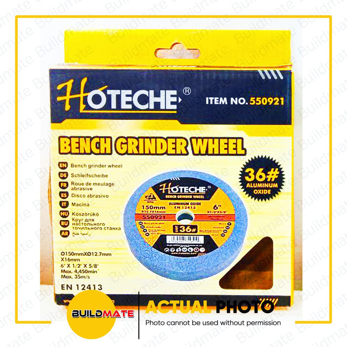 HOTECHE Bench Grinder Wheel GRIT #36 #80 SOLD PER PIECE •BUILDMATE•