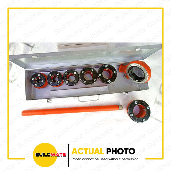 BUTTERFLY Pipe Threader 1/2" to 2" with 5 Dies Q90 •BUILDMATE•