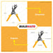 Ingco Leather Holes Punch Puncher Pliers HLHP028 100% ORIGINAL / AUTHENTIC •BUILDMATE• HT2