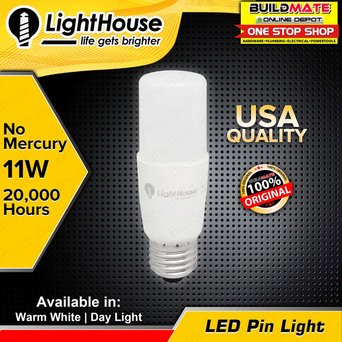 LIGHTHOUSE LED Pin Light 11W 6500K •BUILDMATE• PHLH