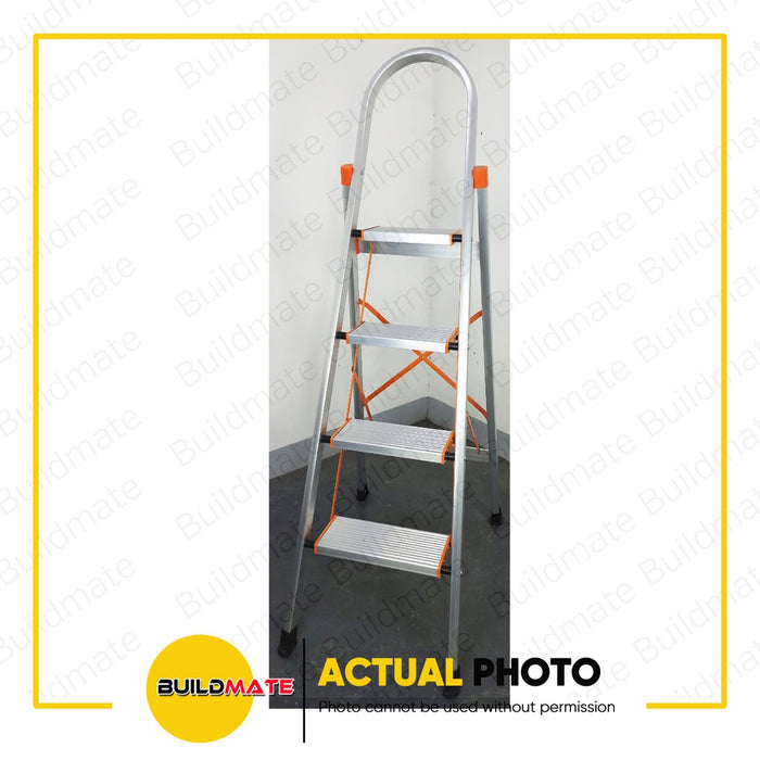 BUTTERFLY 4 WIDE STEPS Household Ladder HL2404 •BUILDMATE•