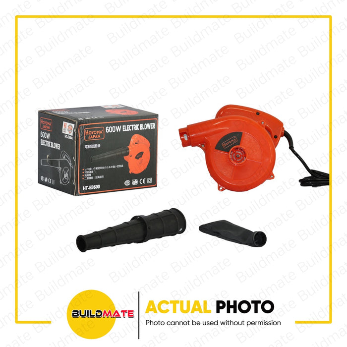BUILDMATE Hoyoma | Mailtank Electric Air Blower 600W Hand Operated Dust Cleaner With Dust Bag & Vacuum Function Blow Machine Power Tools SH15 / HT-EB600