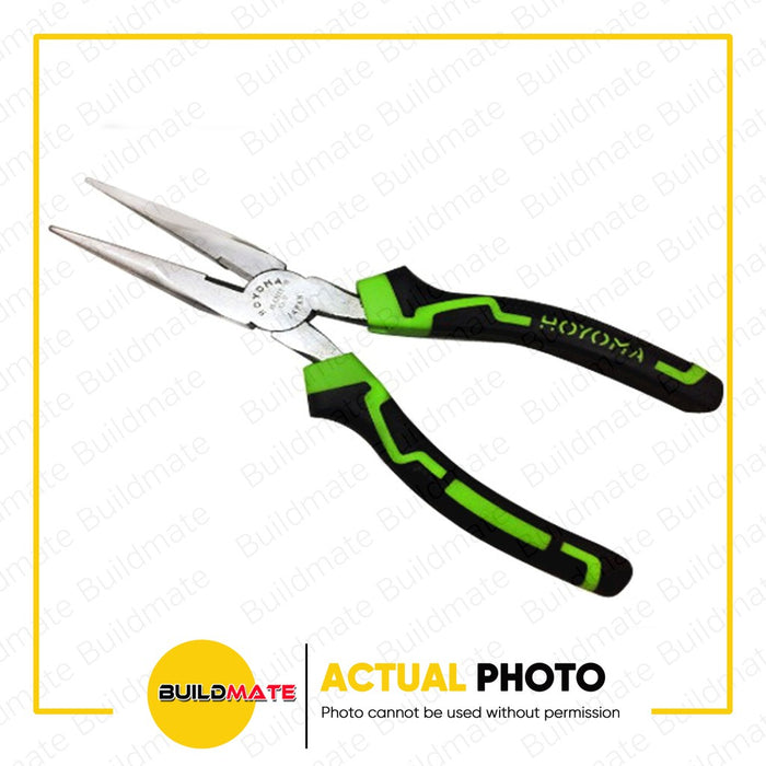 HOYOMA Long Nose Plier 6" | 8" SOLD PER PIECE •BUILDMATE• HYMHT