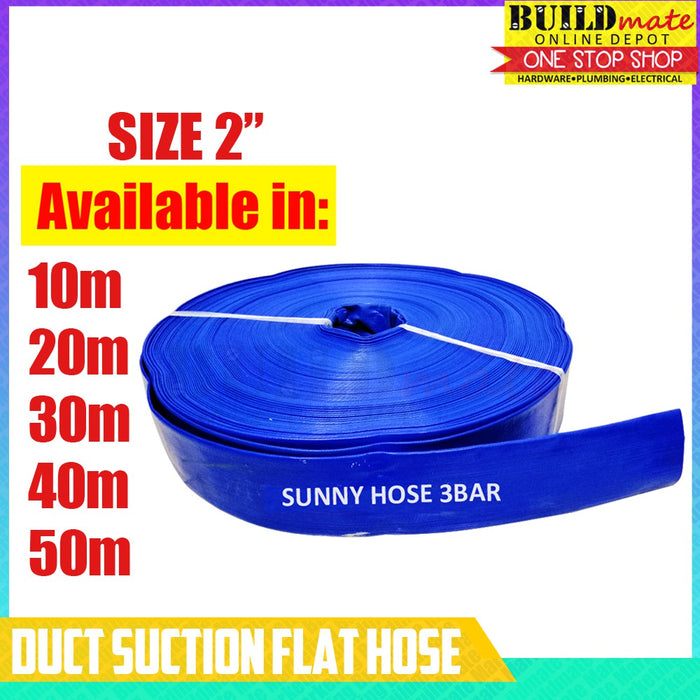 SUNNY 2" Duct Suction Flat Hose 10m/20m/30m/50m