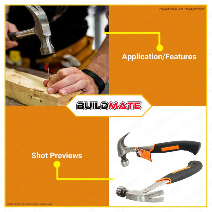 Hoteche Claw Hammer 16oz HTC-210901 Heavy Duty •BUILDMATE•