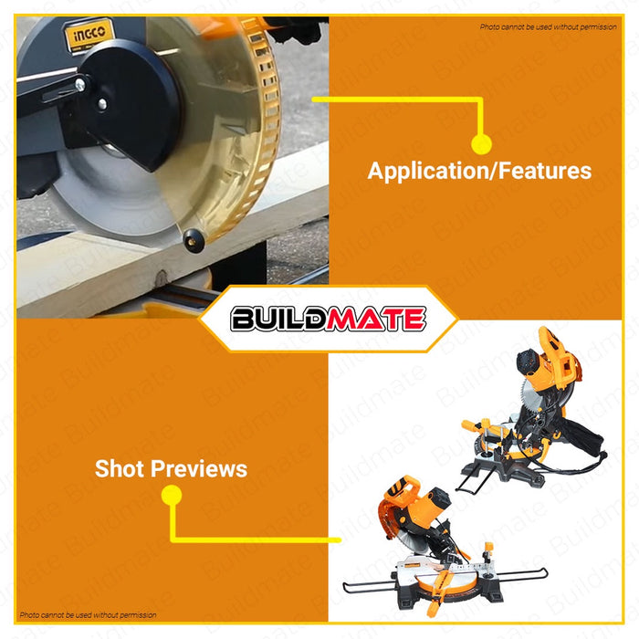 Ingco Miter Mitre Saw Cutting 10" inches 1800W BMS18007 100% ORIGINAL / AUTHENTIC •BUILDMATE• IPT