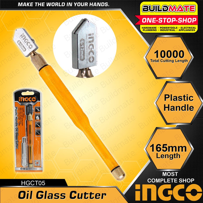 Ingco Plastic Handle Oil Glass Cutter HGCT05 100% ORIGINAL / AUTHENTIC •BUILDMATE• HT2