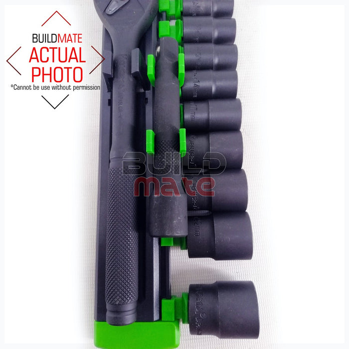 HOYOMA 12PCS / SET Drive Socket Set 1/2" 6 Point HT-DS1212-6 •BUILDMATE• HYMHT