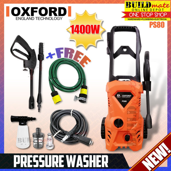 [COMBO] OXFORD COMBO 12L Wet & Dry Vacuum Cleaner OXVC-12L +OXFORD Pressure Washer •BUILDMATE•