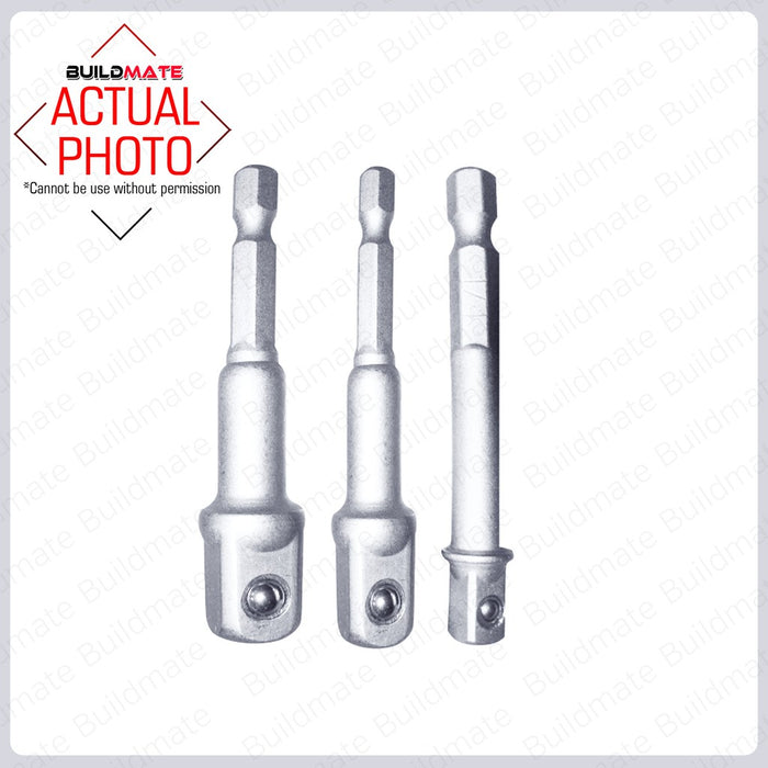 INGCO 3PC Magnetic Nut Set Socket Adaptor for Cordless Drill AMN365A01 •BUILDMATE• IHT