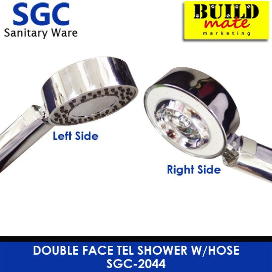 S.G.C. Double Face Telephone Shower Head w/Hose S.G.C.-2044