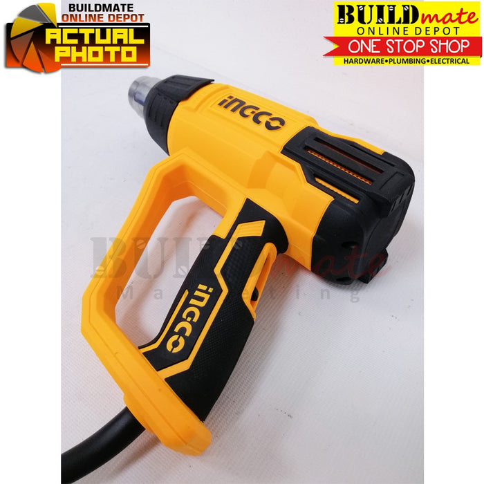BUILDMATE Ingco Heat Gun 2000W Hot Air Shrink Gun Sealer Plastic Sealer Hot Blower HG200028 • IPT