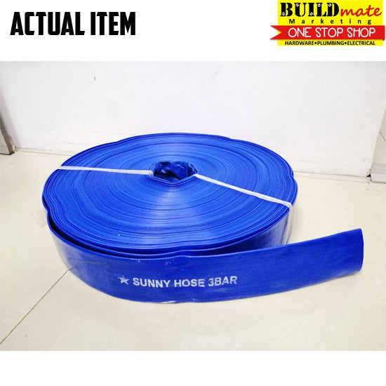 SUNNY Duct Suction Flat Hose 2" Blue 5M