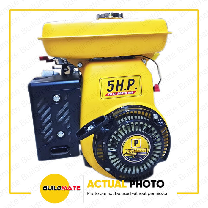 POWERHOUSE 5HP Industrial ECO Professional Series Gasoline Engine POW-ROB20 100% COPPER PHI