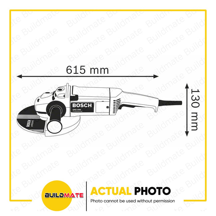 BOSCH Professional Angle Grinder 7" Ø180mm GWS 2000-180 •BUILDMATE• COC
