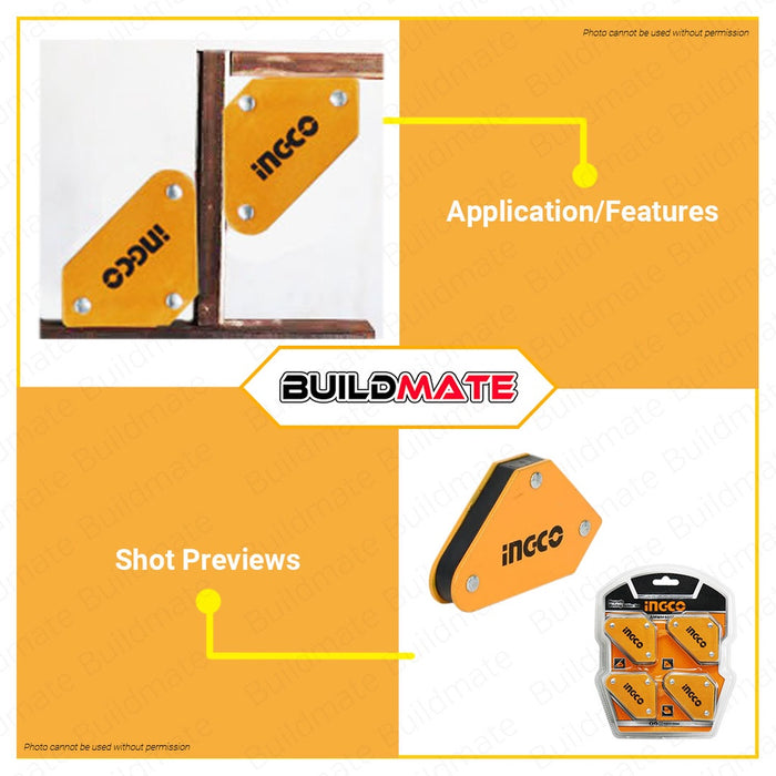 INGCO  Magnetic Welding Holder Set 4 PCS/SET 10lbs AMWH4001 •BUILDMATE• HT2