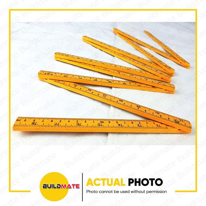 HOTECHE 10 Folds Plastic Folding Ruler 282501 •BUILDMATE•