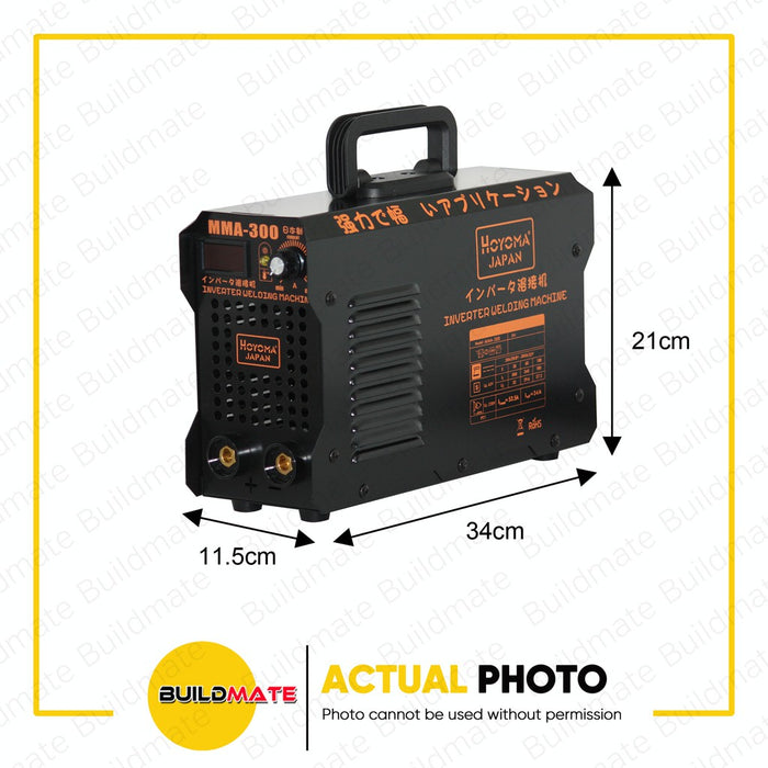 HOYOMA JAPAN 300A Portable Inverter Arc Portable Stick Welding Machine HT- MMA300 •BUILDMATE•