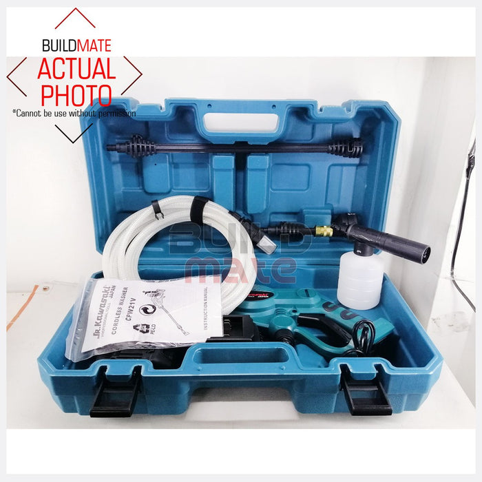 [Broken Latch] JR. KAWASAKI Cordless Pressure Washer 21V CPW21V + FREE GLOVES AND TAPE MEASURE