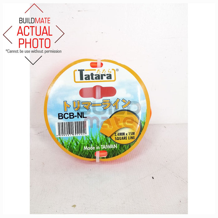 TATARA Square Nylon Trimmer Line 2.4mm x 15m BCB-NL •BUILDMATE•