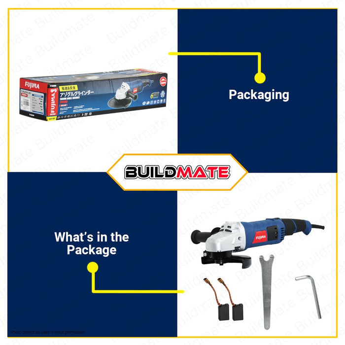 FUJIMA JAPAN Angle Grinder 2000W 7" FT-AG2000 •BUILDMATE•