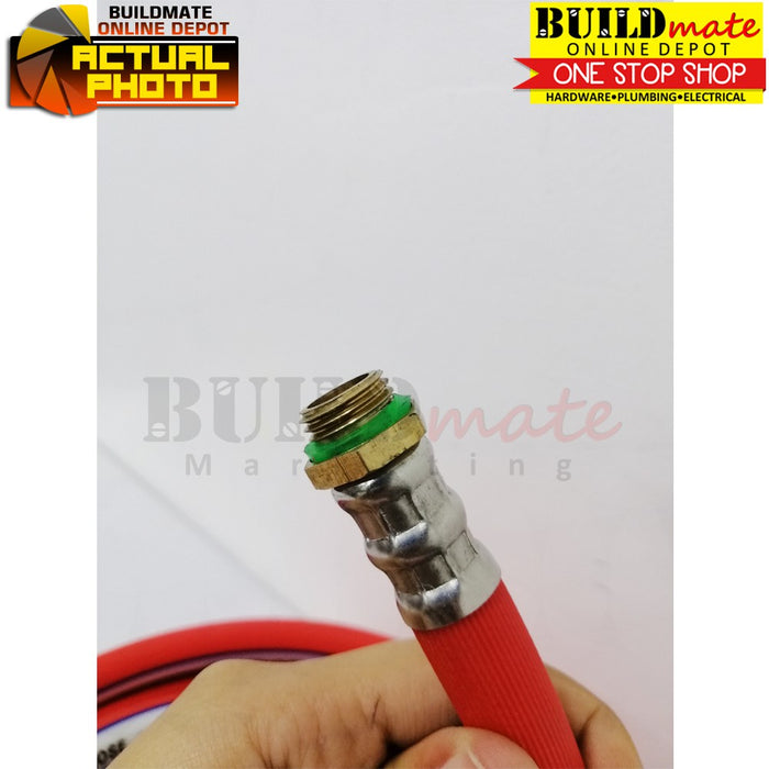 Powerhouse 3-Ply Pressure Washer Power Sprayer Hose RED Set with Fittings Heavy Duty Ø8.5mm 10m / 15m / 20m / 30m PHI