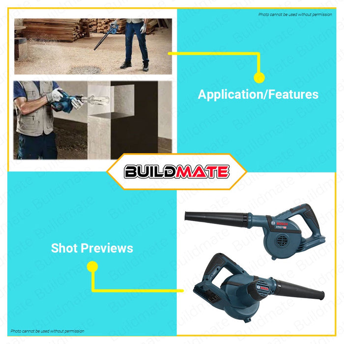 Bosch Professionals Lithium Ion Li-Ion Cordless Air Leaf Blower 18V GBL18V-120 06019F51L0