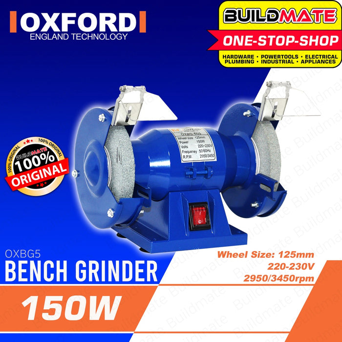 OXFORD ENGLAND Bench Grinder 5" | 6" •BUILDMATE•