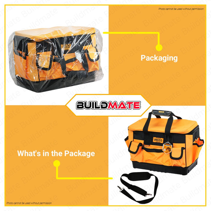 INGCO Tools Tool Equipment Bag Storage Boxes 16" HTBG06 100% ORIGINAL / AUTHENTIC •BUILDMATE• IHT