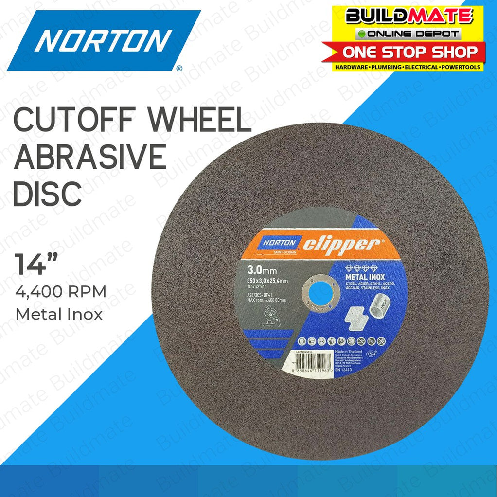 NORTON Cut Off Wheel Abrasive Disc Clipper 14