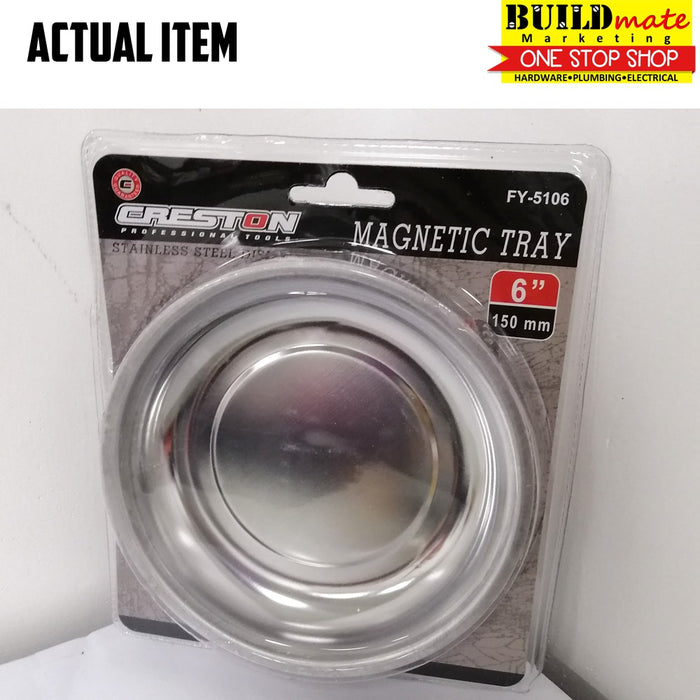 CRESTON Magnetic Tray 6" Stainless (150mm) FY-5106