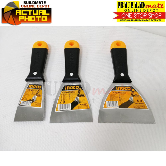 INGCO Putty Trowel Knife Scraper Carbon Steel with Plastic Handle SOLD PER PIECE •BUILDMATE• IHT