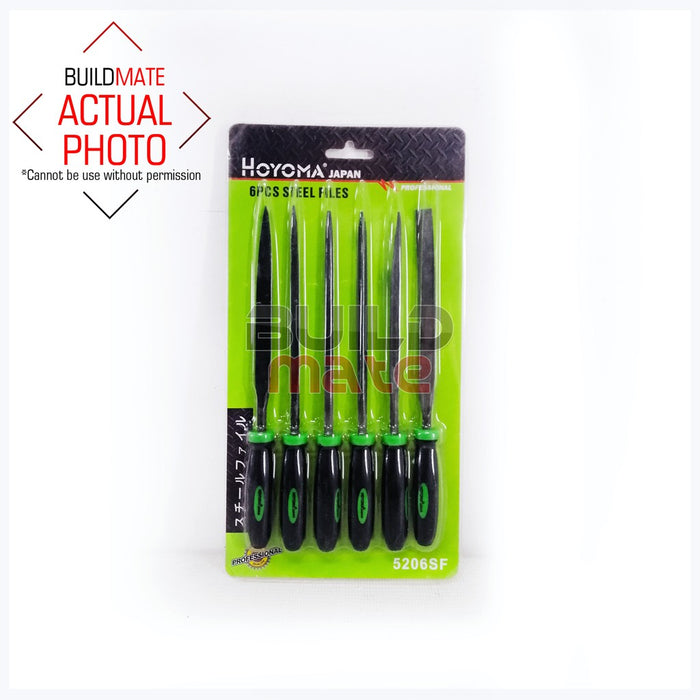 HOYOMA Steel Files 6PCS/SET •BUILDMATE•