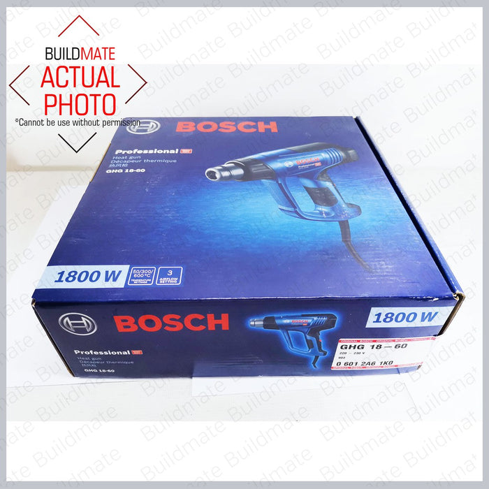 BOSCH Hot Air Heat Gun 1800W GHG 18-60 BPT •100% ORIGINAL / AUTHENTIC • BUILDMATE•