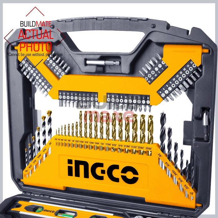 INGCO 120PCS SET Hand Tools Accessories UHKTAC011201 +FREE PUTTY TROWEL •BUILDMATE• IHT