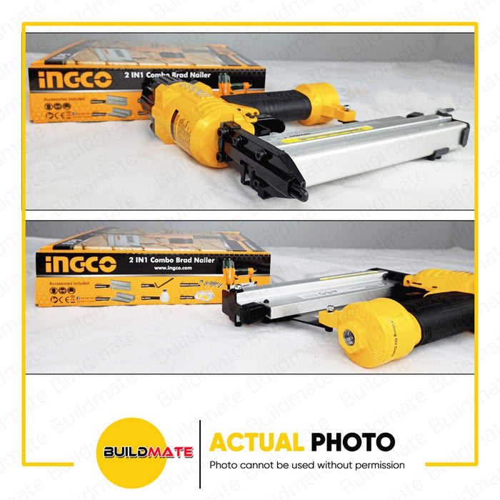 INGCO 2 in 1 Combo Air Brad Nailer ACN50401 •BUILDMATE• IHT