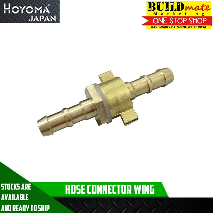 HOYOMA JAPAN Hose Connector Wing | Hex SOLD PER PIECE •BUILDMATE• HYMHT