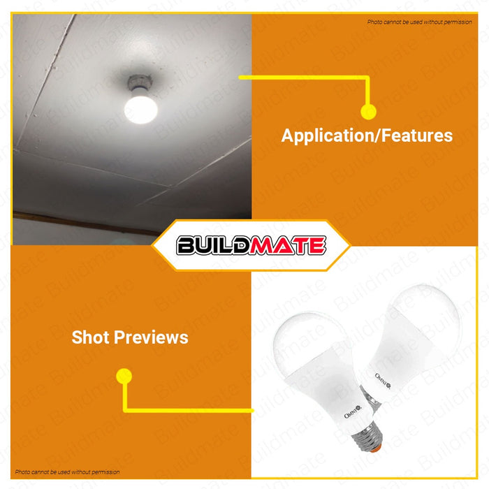 OMNI LED Lite A72 Bulb LLA72E27-15W DAY LIGHT | WARM WHITE SOLD PER PIECE •BUILDMATE•