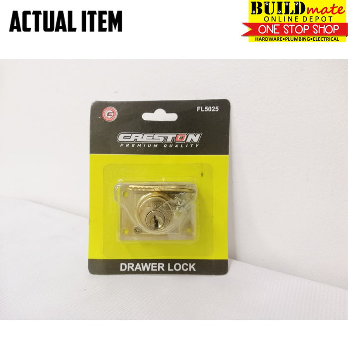 CRESTON BRASS Drawer Lock FL-5025