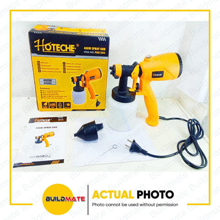 HOTECHE Electric Spray Gun 400W 800ml P801303 •BUILDMATE•