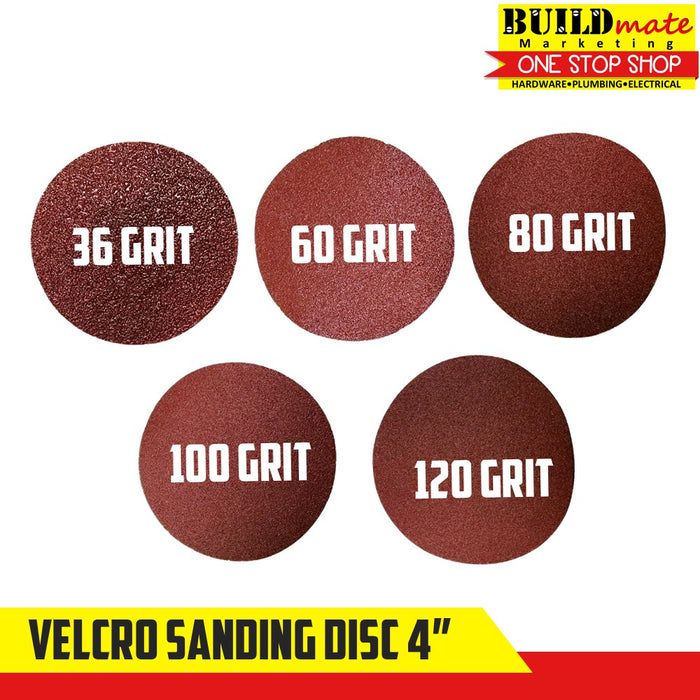 JOSILI 10PCS Velcro Sanding Disc 4" •BUILDMATE•