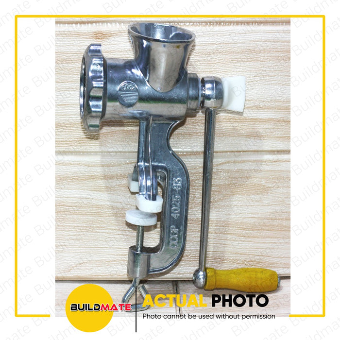 Manual Meat Grinder Aluminum CCCP4025-85 •BUILDMATE•