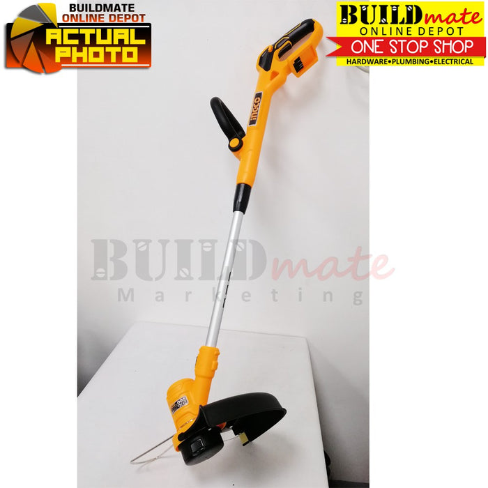 INGCO Cordless Grass Trimmer 20V CGTLI2001 POWERSHARE +FREE BRUSH & GLOVES •BUILDMATE• IPT