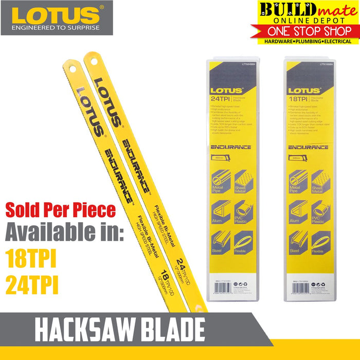 LOTUS Hacksaw Blade 24TPI •BUILDMATE• HT