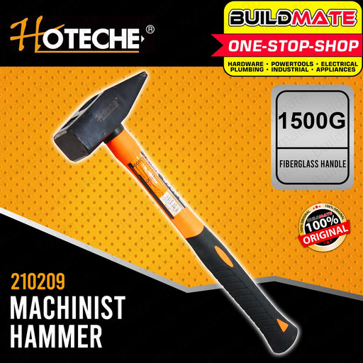 Hoteche 1500g Machinist Hammer Fiberglass Handle HTC-210209 •BUILDMATE•